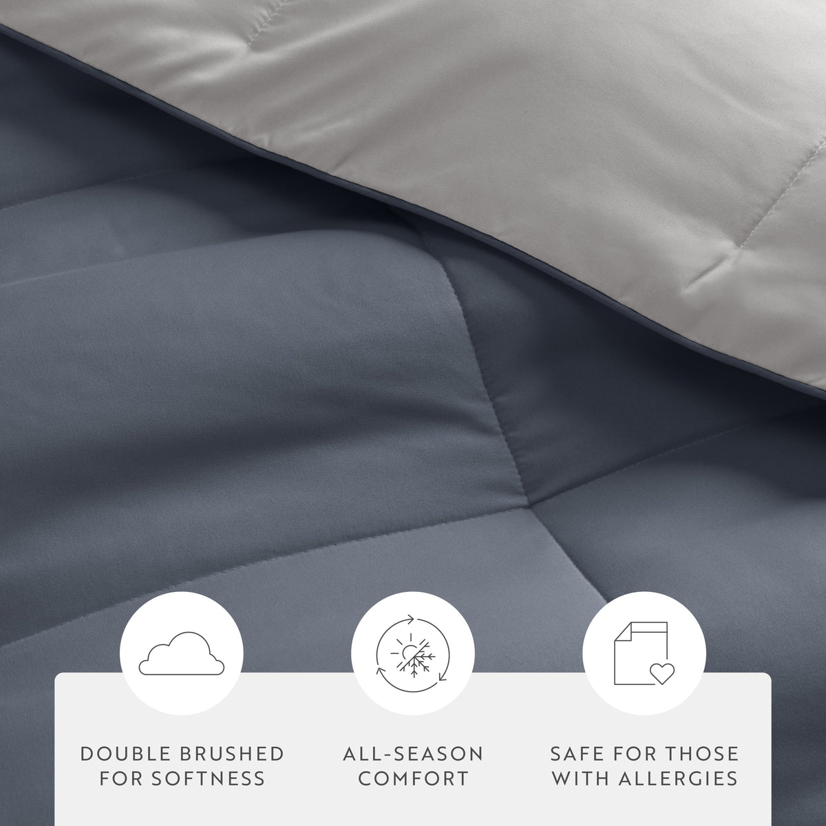 Reversible Down-Alternative Comforter Set