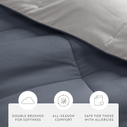 Reversible Down-Alternative Comforter Set
