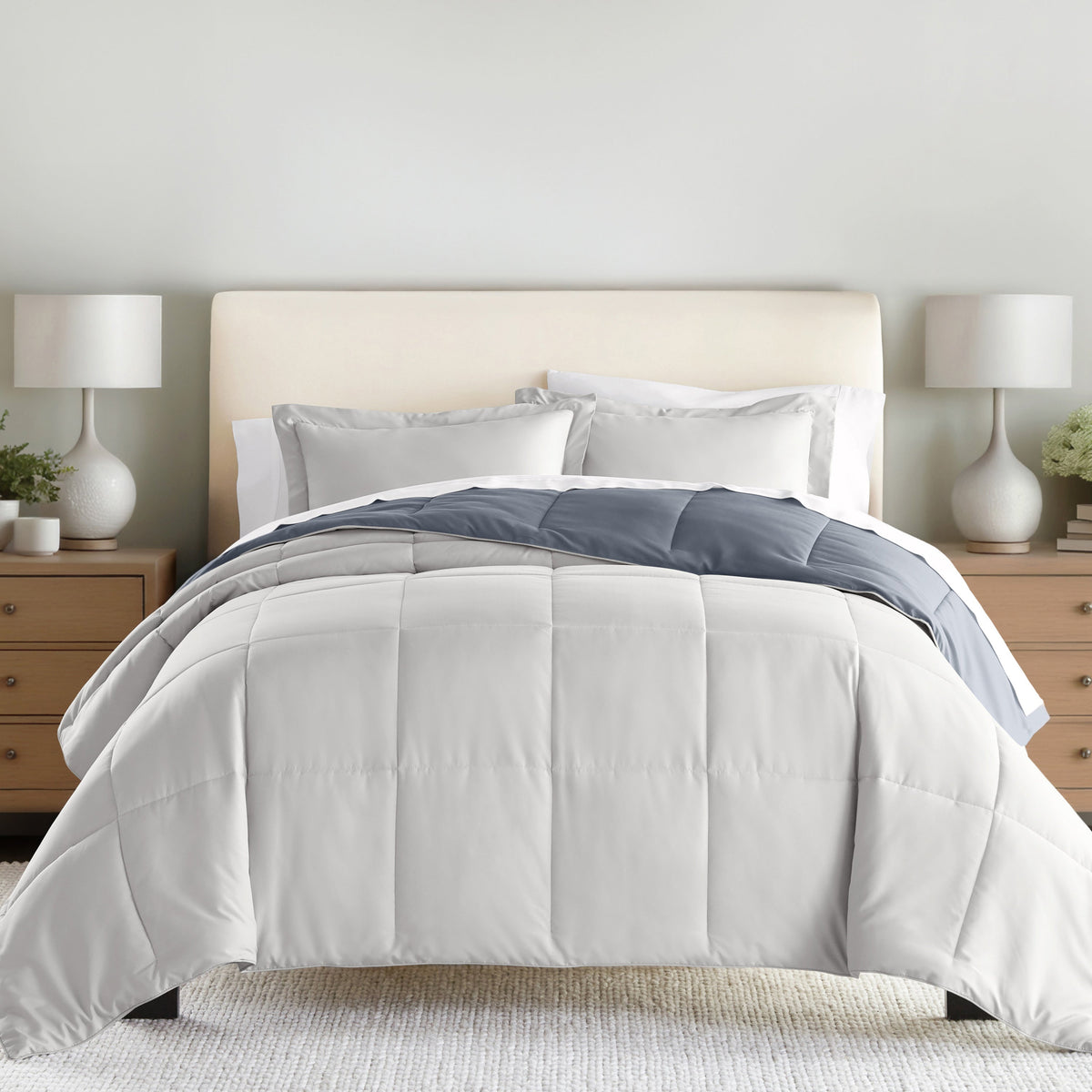 Reversible Down-Alternative Comforter Set