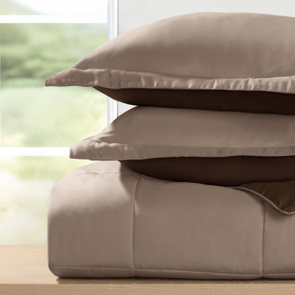 Reversible Down-Alternative Comforter Set