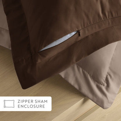 Reversible Down-Alternative Comforter Set
