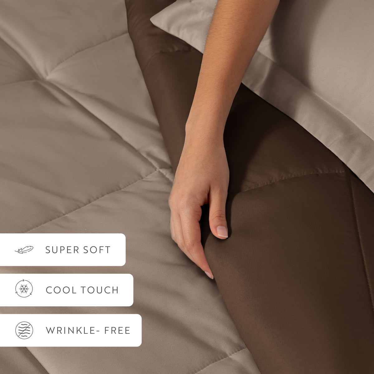 Reversible Down-Alternative Comforter Set