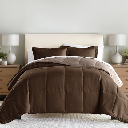 Reversible Down-Alternative Comforter Set