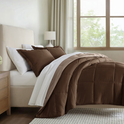 Reversible Down-Alternative Comforter Set