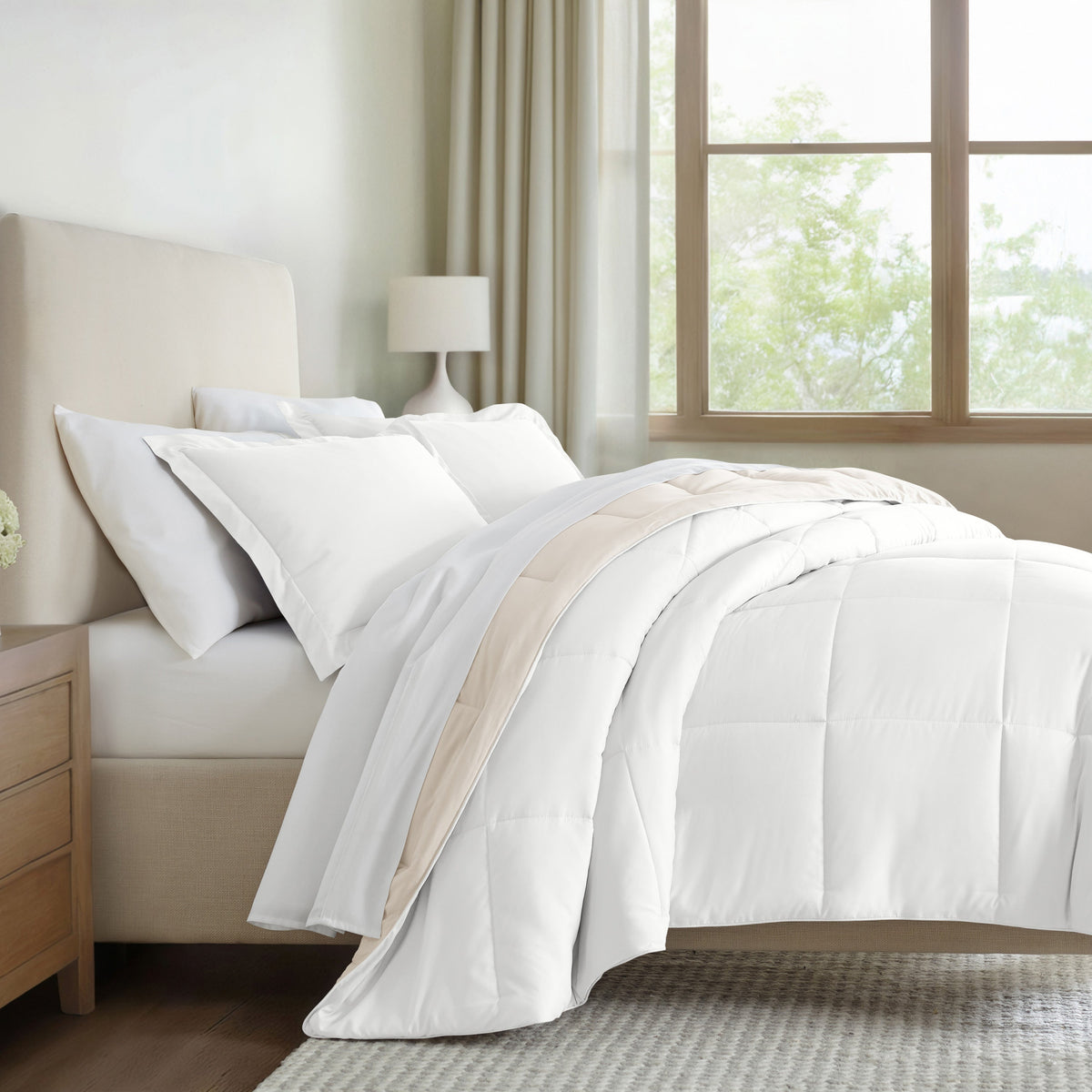 Reversible Down-Alternative Comforter Set