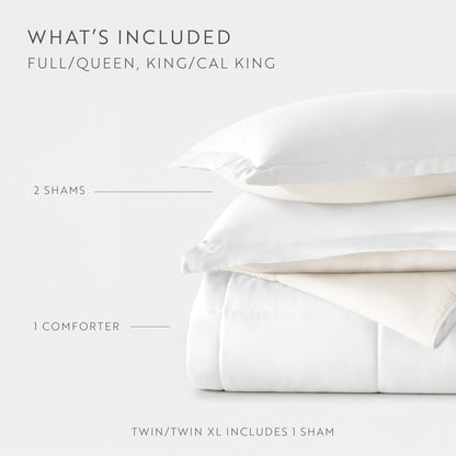 Reversible Down-Alternative Comforter Set