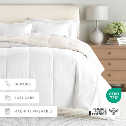 Reversible Down-Alternative Comforter Set