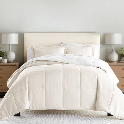 Reversible Down-Alternative Comforter Set