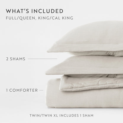 Cloud Weave Textured Down-Alternative Comforter Set