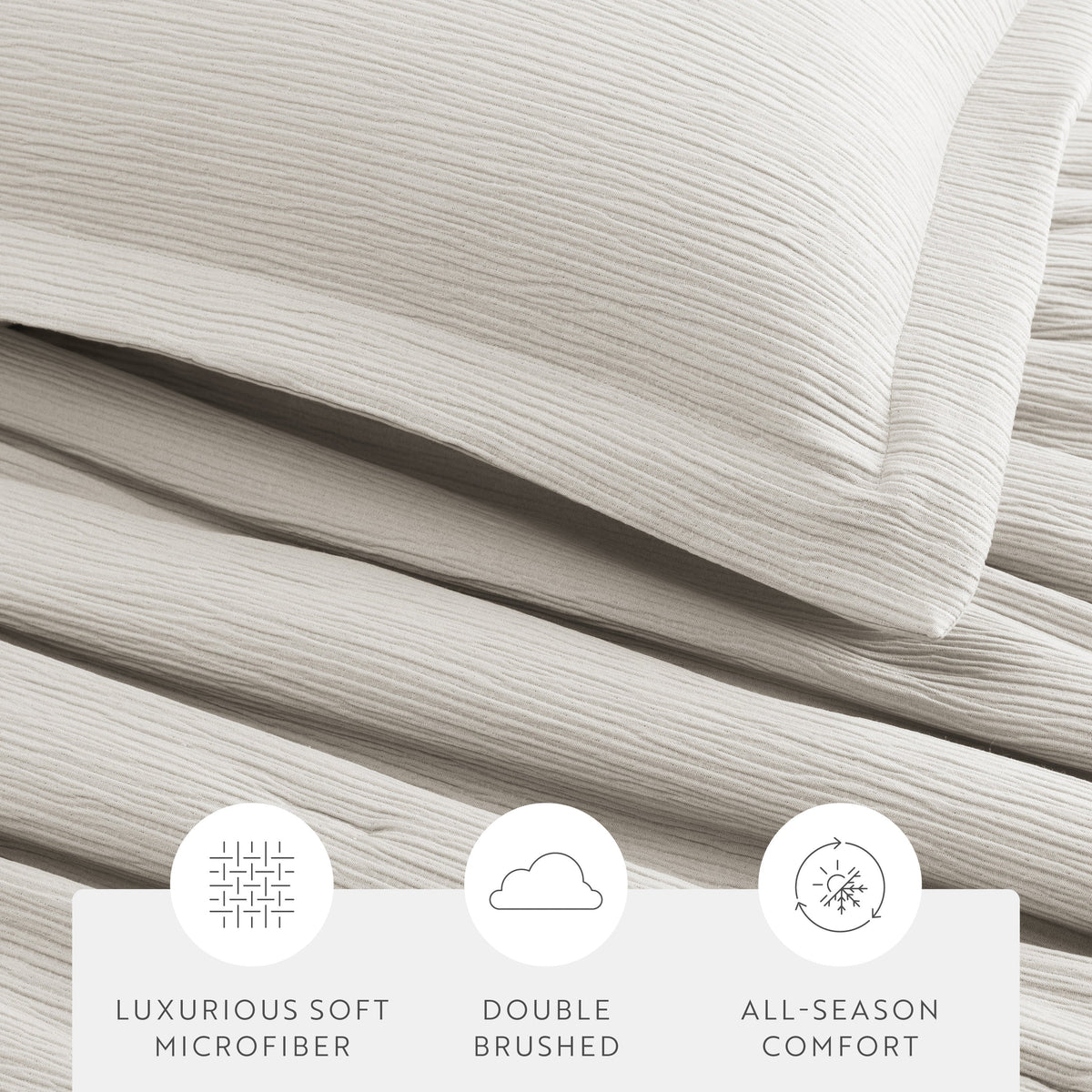 Cloud Weave Textured Down-Alternative Comforter Set