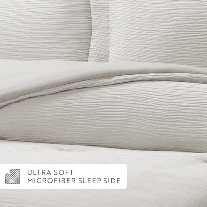 Cloud Weave Textured Down-Alternative Comforter Set