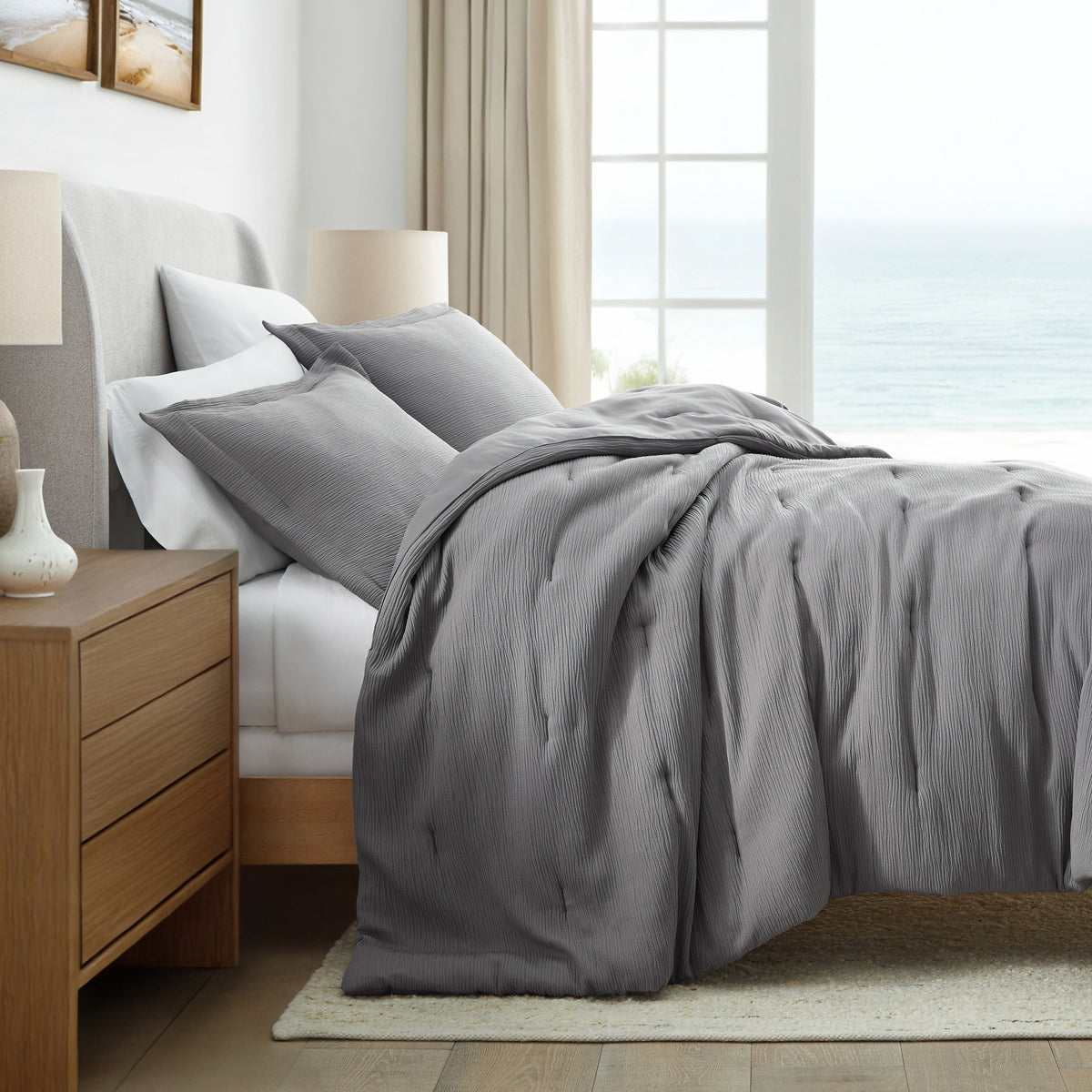 Cloud Weave Textured Down-Alternative Comforter Set
