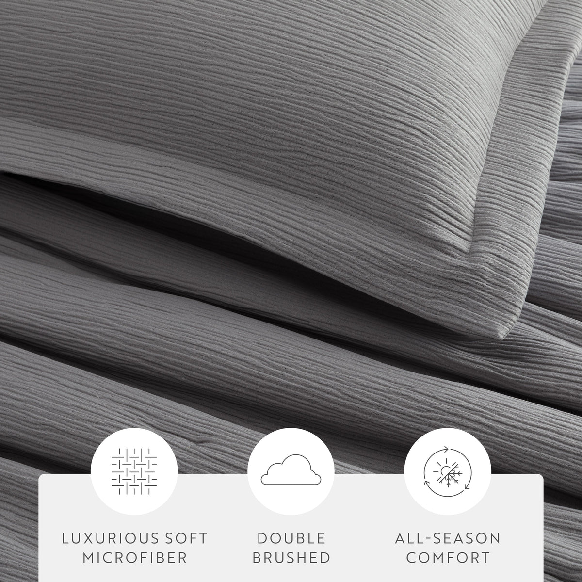 Cloud Weave Textured Down-Alternative Comforter Set