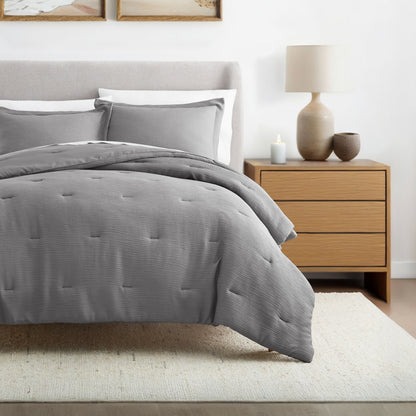 Cloud Weave Textured Down-Alternative Comforter Set