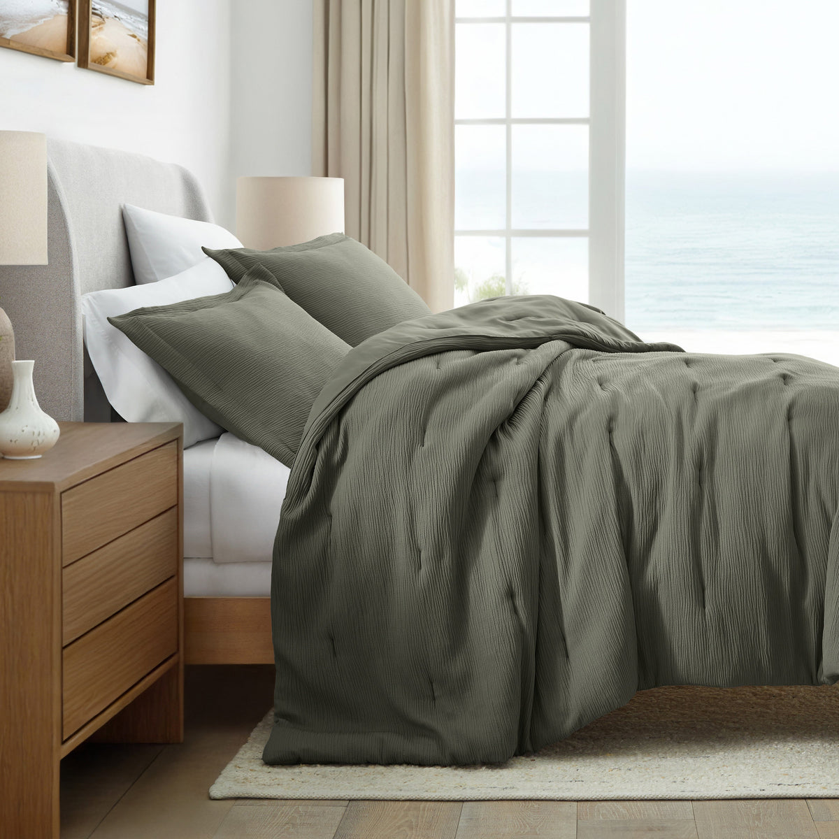 Cloud Weave Textured Down-Alternative Comforter Set