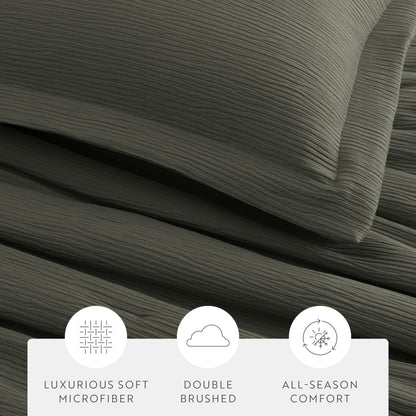 Cloud Weave Textured Down-Alternative Comforter Set