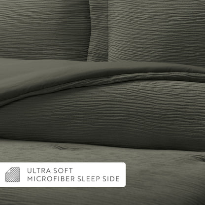 Cloud Weave Textured Down-Alternative Comforter Set