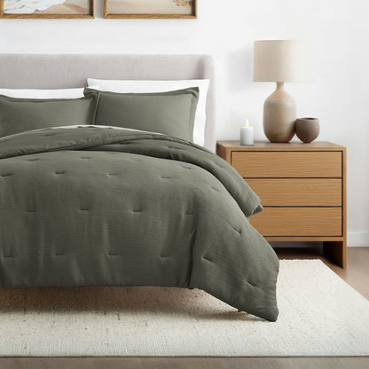 Cloud Weave Textured Down-Alternative Comforter Set
