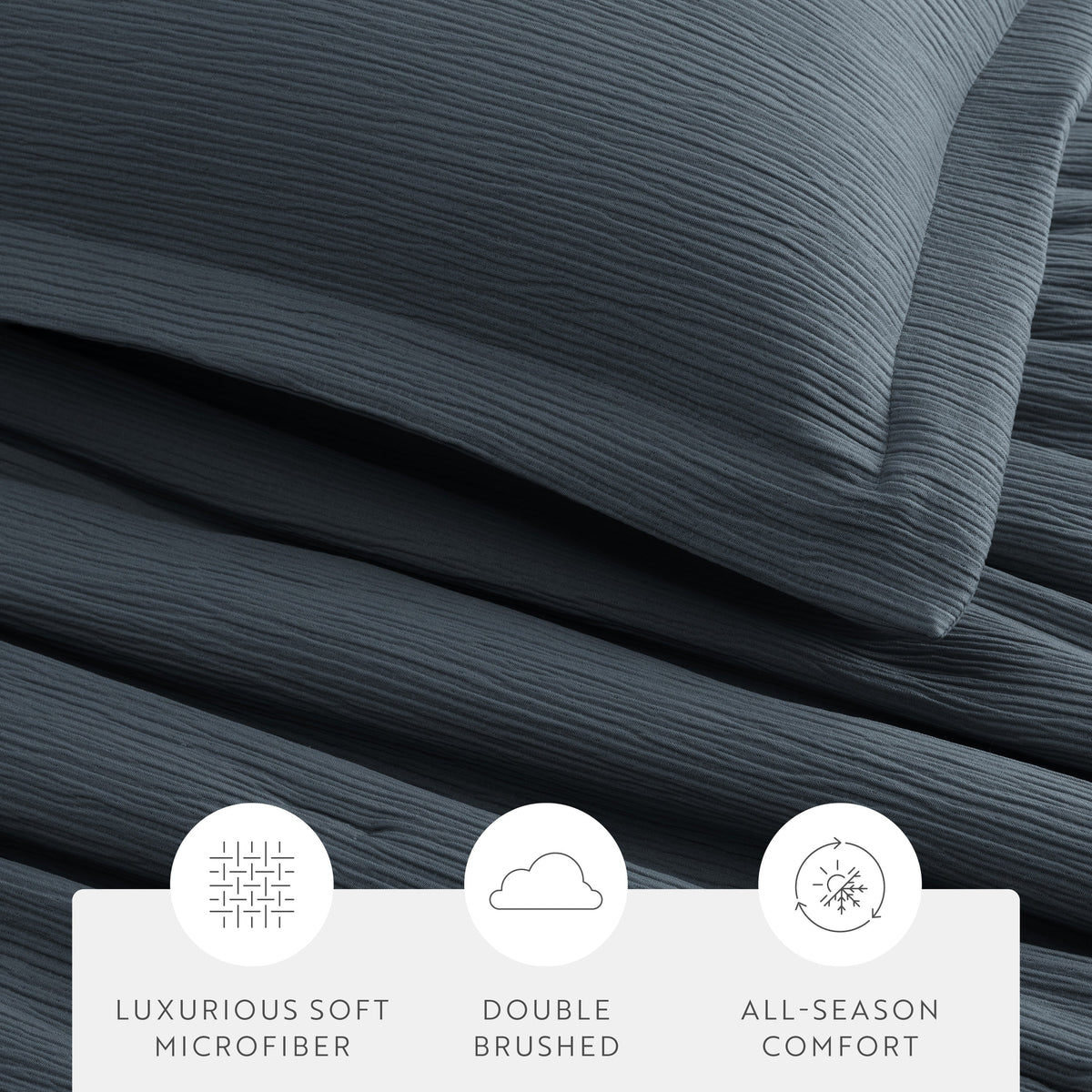 Cloud Weave Textured Down-Alternative Comforter Set