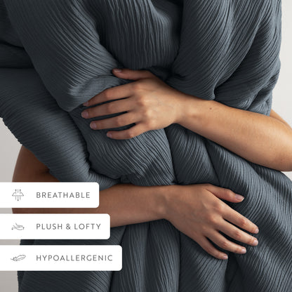 Cloud Weave Textured Down-Alternative Comforter Set