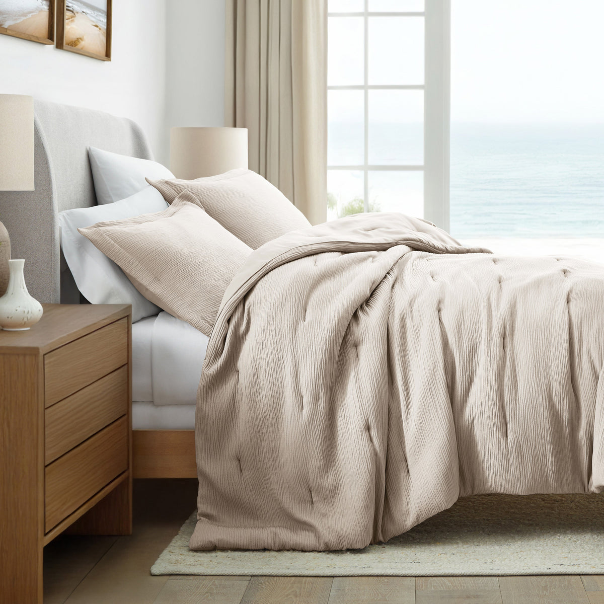 Cloud Weave Textured Down-Alternative Comforter Set