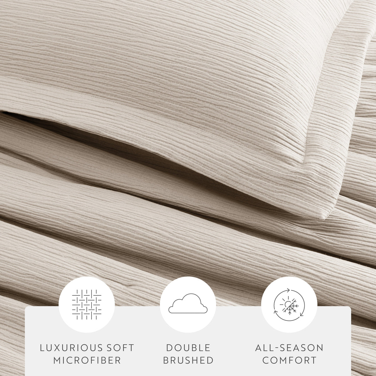 Cloud Weave Textured Down-Alternative Comforter Set