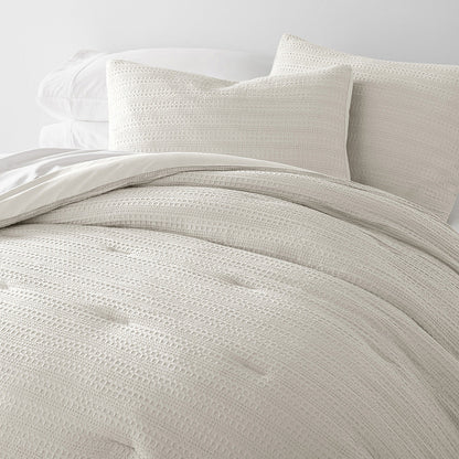 Waffle Textured Down-Alternative Comforter Set