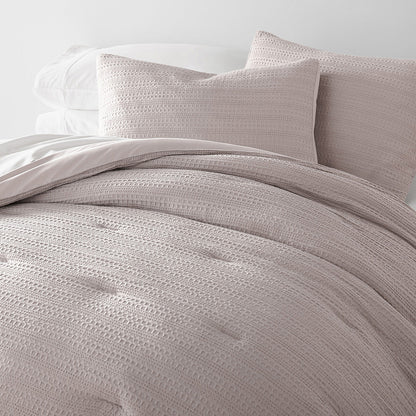 Waffle Textured Down-Alternative Comforter Set