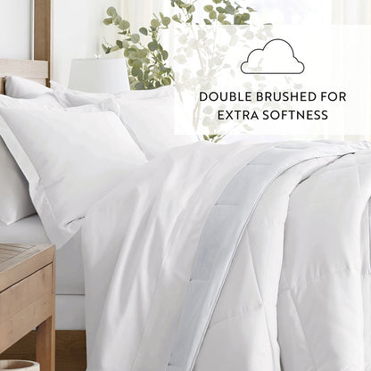Ocean Waves Reversible Down-Alternative Comforter Set