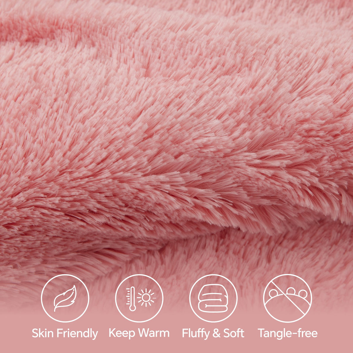 Luxe Flannel Faux Fur Comforter Set – Warm Shaggy Bedding