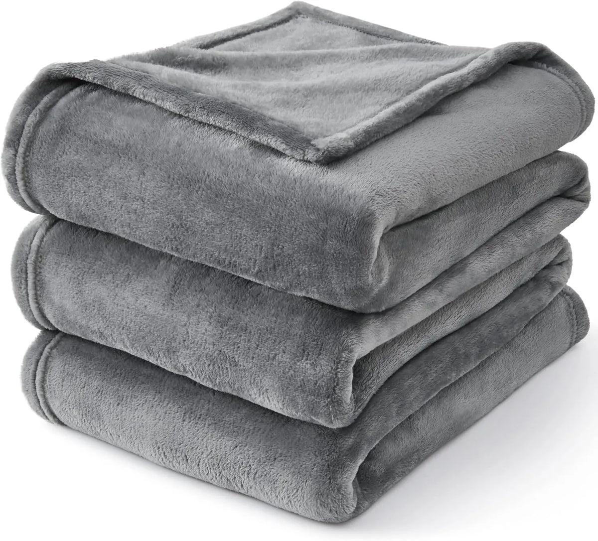 Luxe Flannel Fleece Throw Blanket – Plush Microfiber Throw for Couch, Sofa & Bed