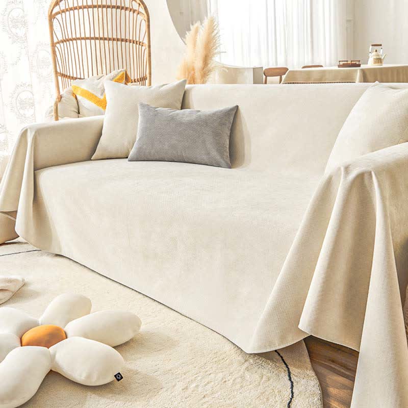 Pure Color Waterproof Pet Couch Cover