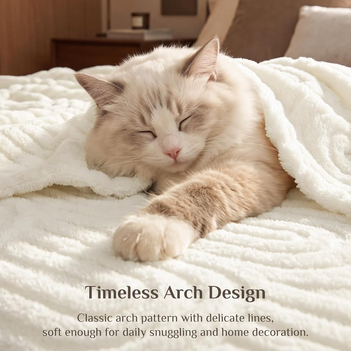 Boho Fleece Throw Blanket – Cozy Plush for Couch & Bed