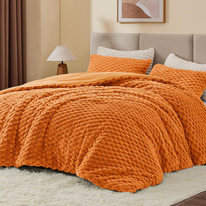 Luxe Flannel Fleece Comforter Set – Warm Winter Bedding