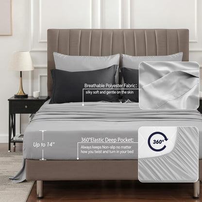 Luxe Reversible Comforter Set – 7-Piece All-Season Bedding with Sheets