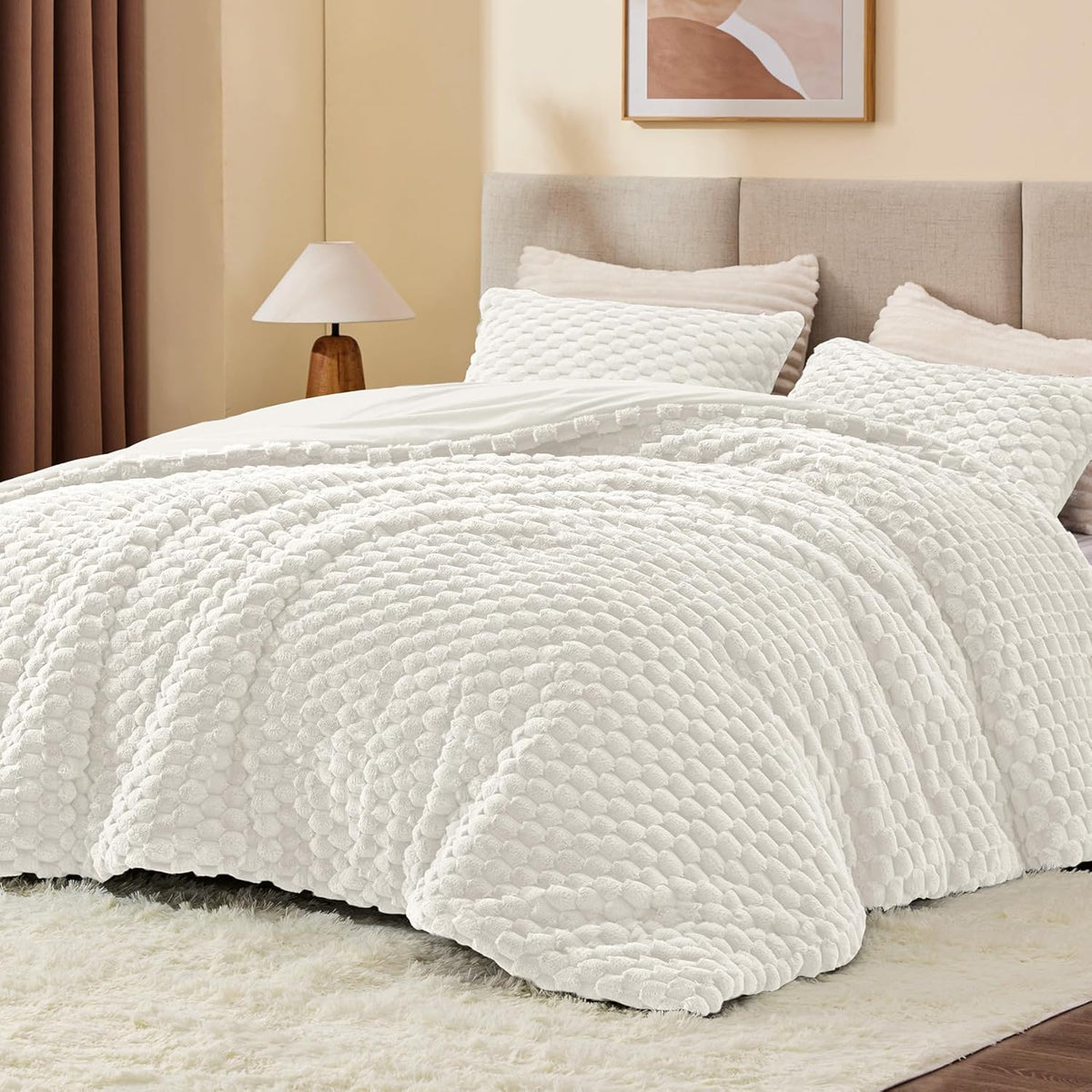 Luxe Flannel Fleece Comforter Set – Warm Winter Bedding