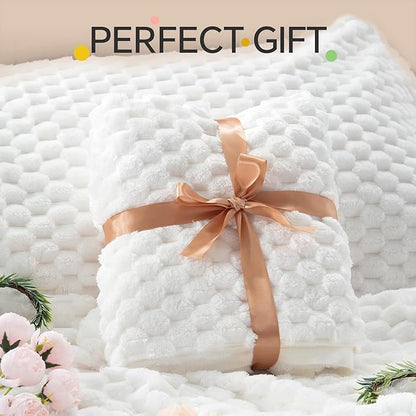 Luxe Flannel Fleece Comforter Set – Warm Winter Bedding