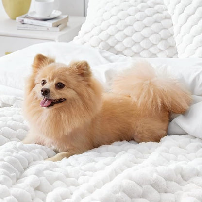 Luxe Flannel Fleece Comforter Set – Warm Winter Bedding