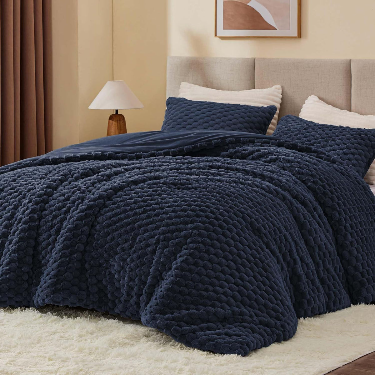 Luxe Flannel Fleece Comforter Set – Warm Winter Bedding