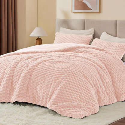 Luxe Flannel Fleece Comforter Set – Warm Winter Bedding