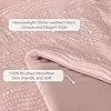Boho Tufted Jacquard Comforter Set – Blush, Lightweight All-Season