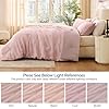 Boho Tufted Jacquard Comforter Set – Blush, Lightweight All-Season