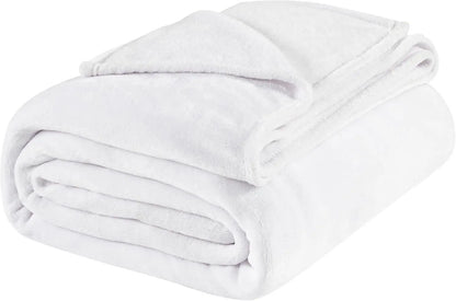Luxe Flannel Fleece Throw Blanket – Plush Microfiber Throw for Couch, Sofa & Bed