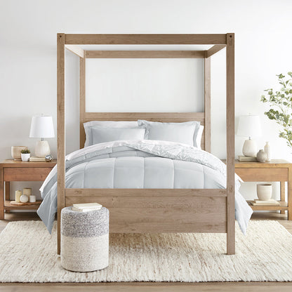 English Countryside Reversible Down-Alternative Comforter Set