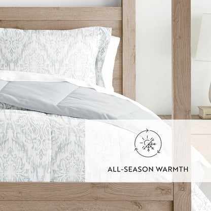 English Countryside Reversible Down-Alternative Comforter Set
