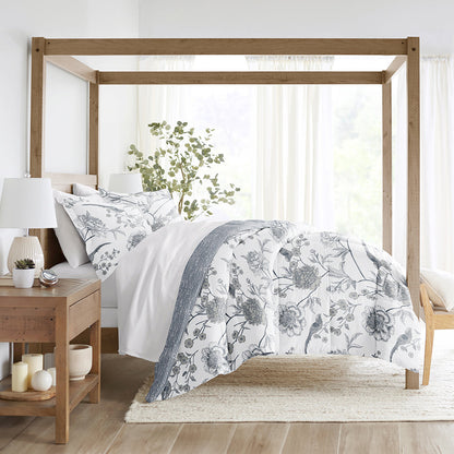 Molly Botanicals Reversible Down-Alternative Comforter Set