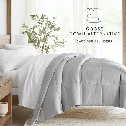 Solid Down-Alternative Comforter