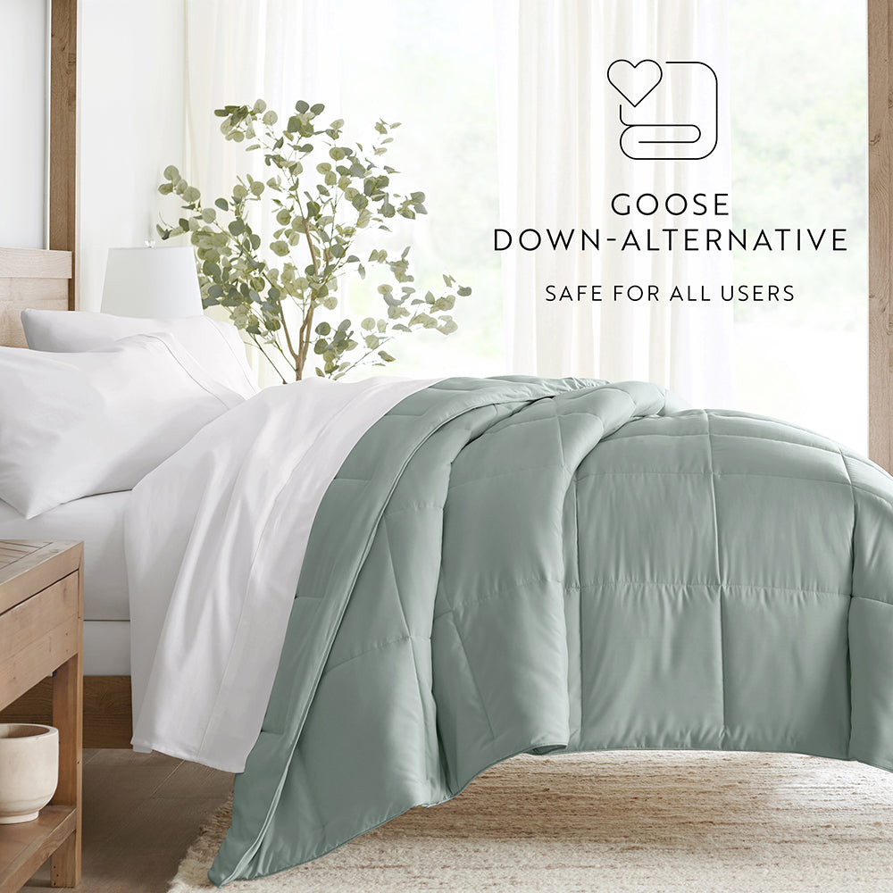 Solid Down-Alternative Comforter