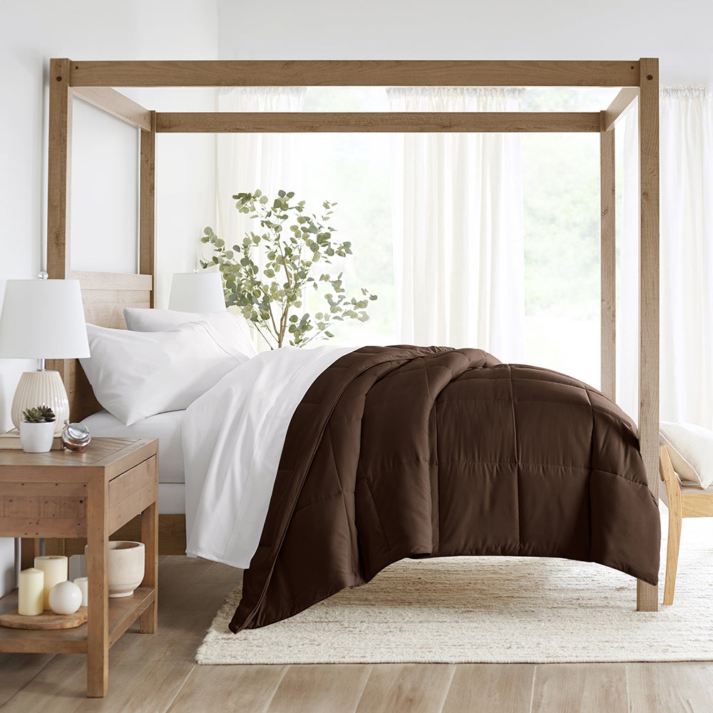 Solid Down-Alternative Comforter