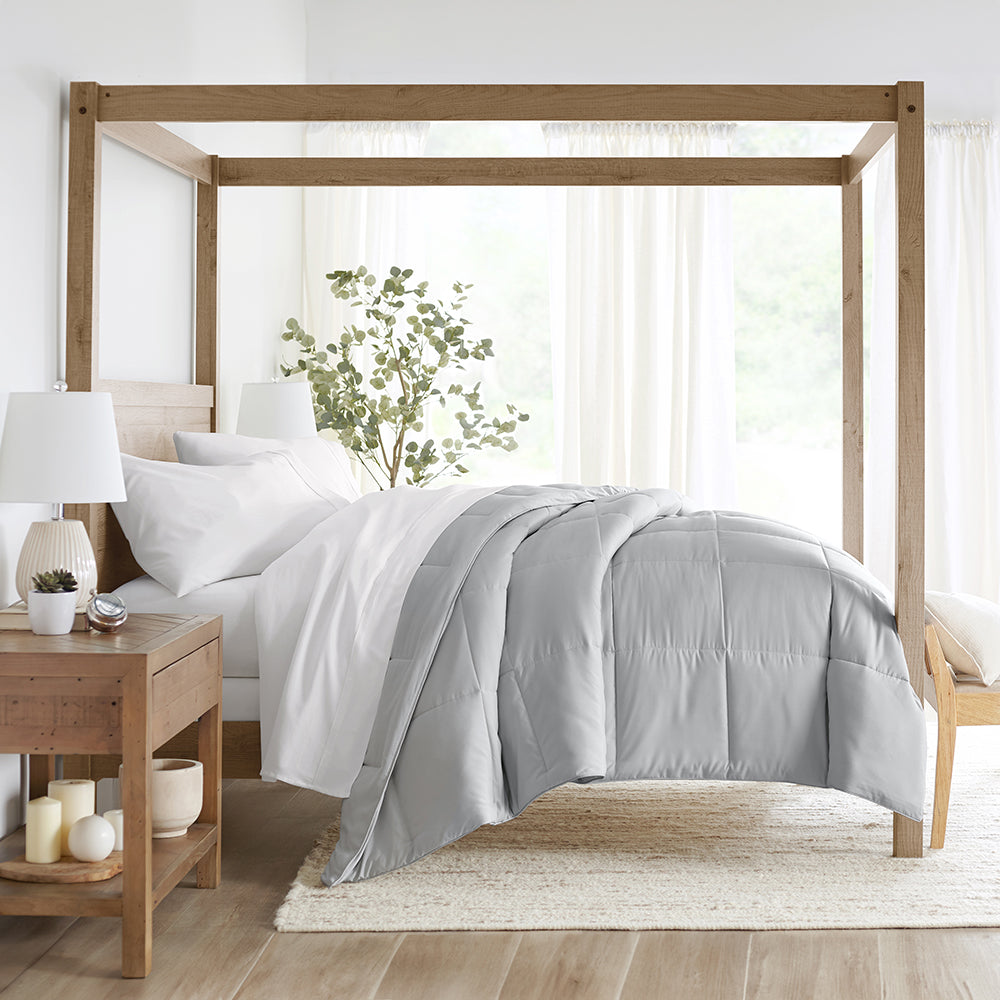 Solid Down-Alternative Comforter